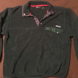Patagonia Synchilla T-Snap Pullover - Forest Green